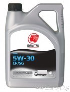 Купить Моторное масло Idemitsu Diesel 5W-30 CF/SG 4л  в Минске.