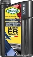 Купить Моторное масло Yacco Lube FR 5W-40 2л  в Минске.