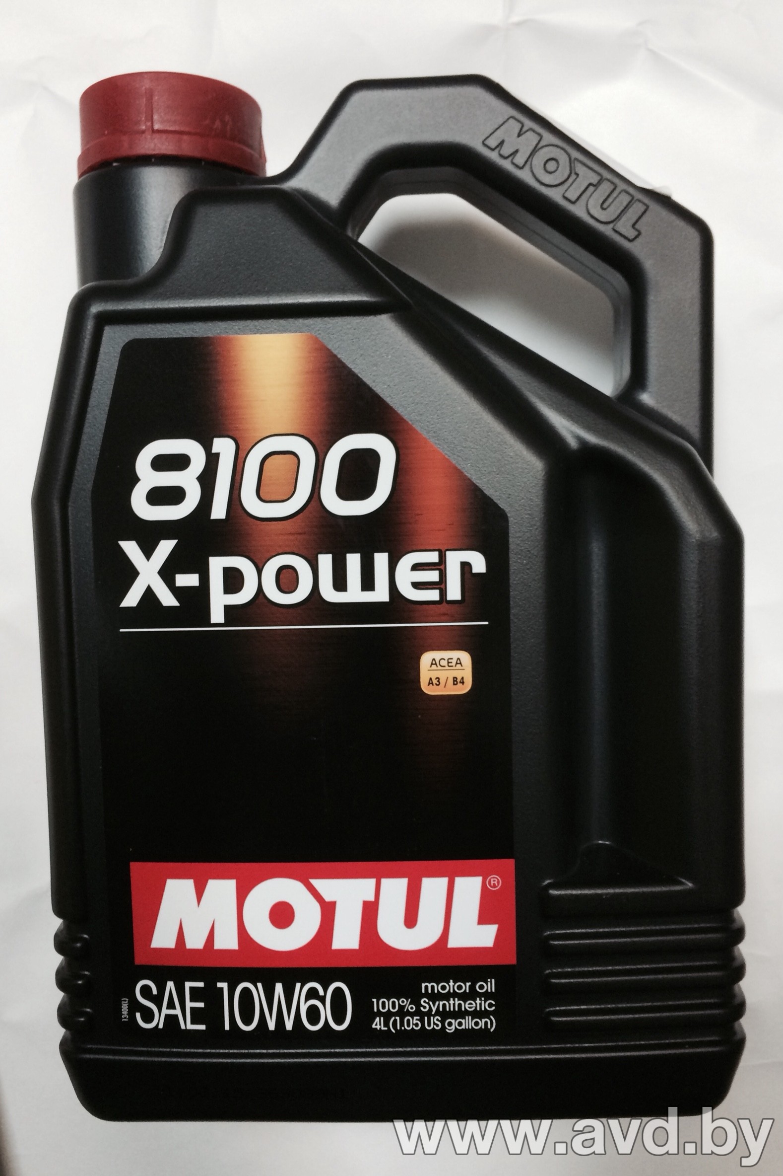 Купить Моторное масло Motul 8100 X-Power 10W-60 4л в Минске.