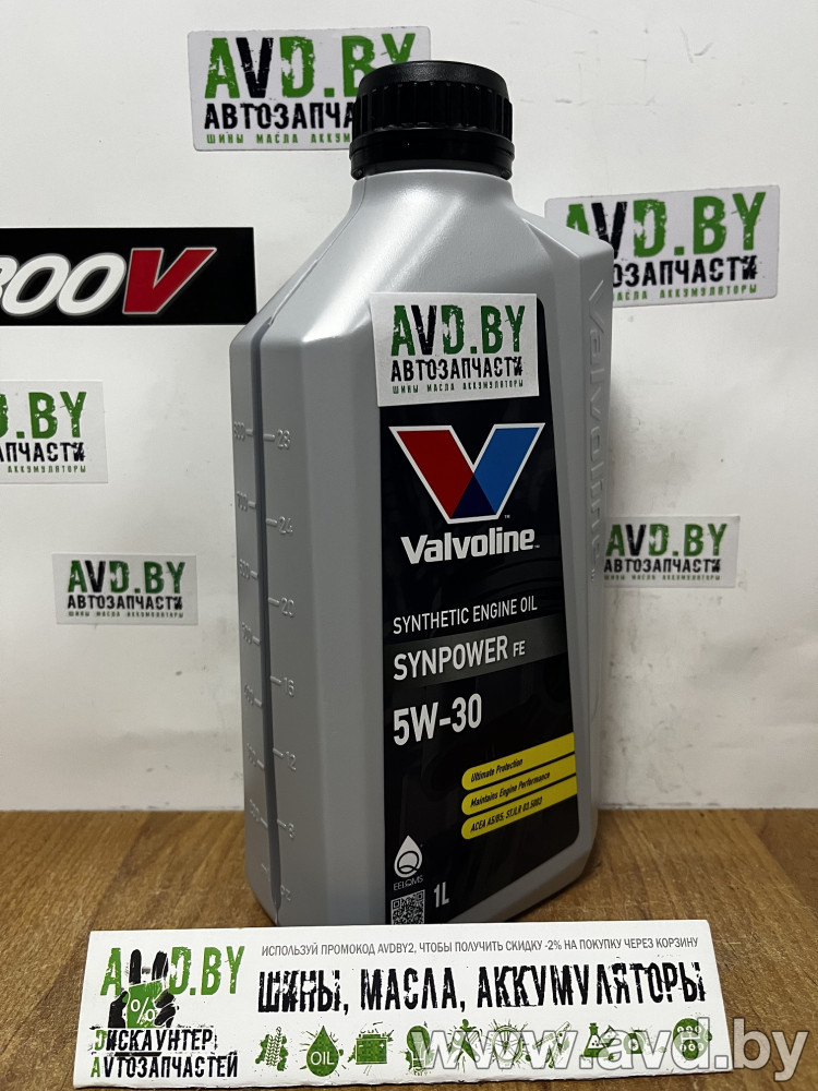 Купить Моторное масло Valvoline SynPower FE 5W-30 1л  в Минске.