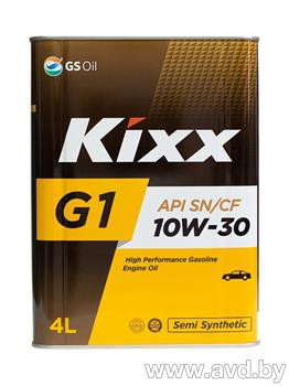 Купить Моторное масло Kixx G1 10W-30 4л в Минске.