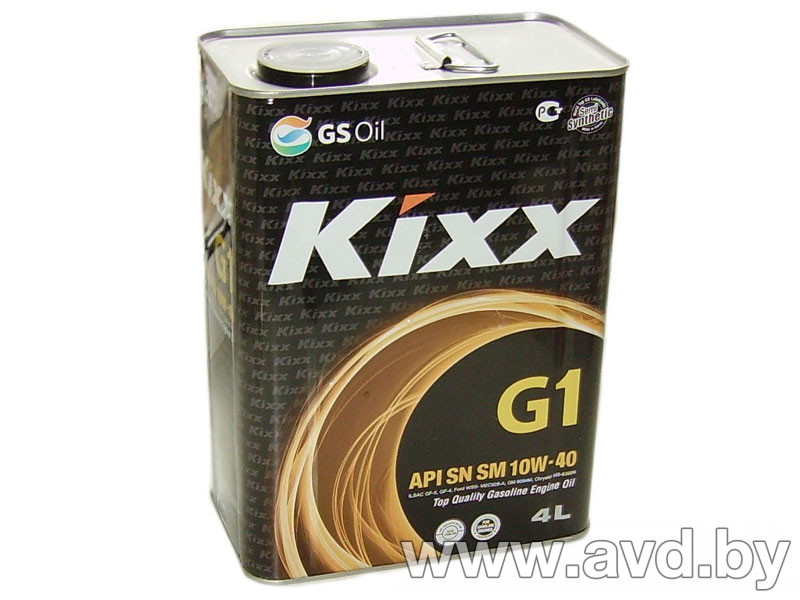 Купить Моторное масло Kixx G1 10W-40 SN/CF 5л в Минске.