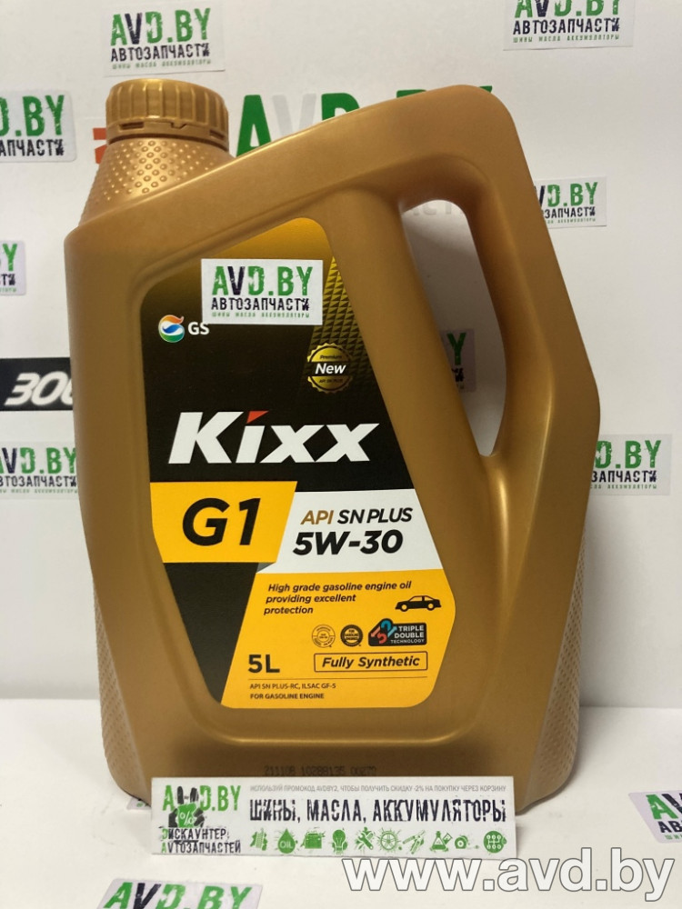 Купить Моторное масло Kixx G1 SN Plus 5W-30 5л в Минске.