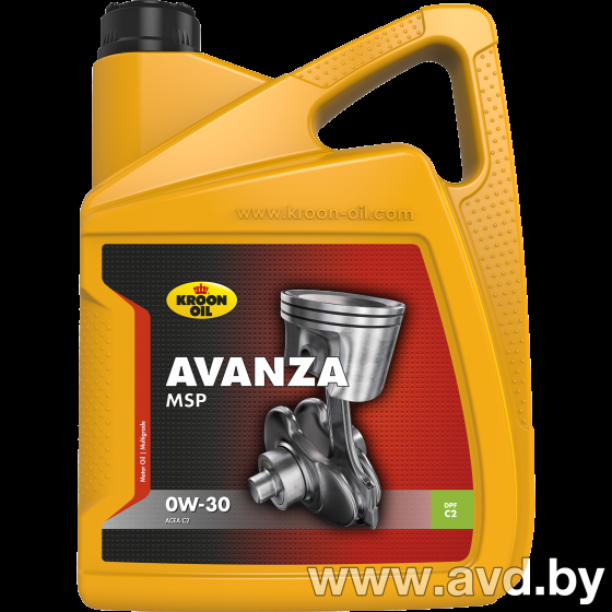 Купить Моторное масло Kroon Oil Avanza MSP 0W30 1л в Минске.