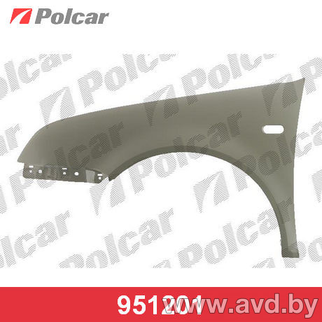 Купить Крылья Polcar Крыло переднее VW Bora 11.98- (L) (951201)  в Минске.
