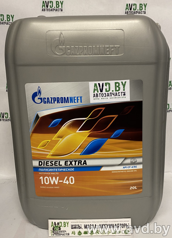 Купить Моторное масло Gazpromneft Diesel Extra 10W-40 CF4/SG 10л в Минске.