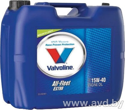 Купить Моторное масло Valvoline All Fleet Extra 15W-40 20л в Минске.