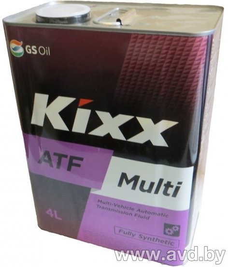 Купить Трансмиссионное масло Kixx ATF Multi 4л  в Минске.