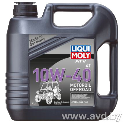 Купить Моторное масло Liqui Moly для ATV 4T Motoroil 10W-40 4л в Минске.