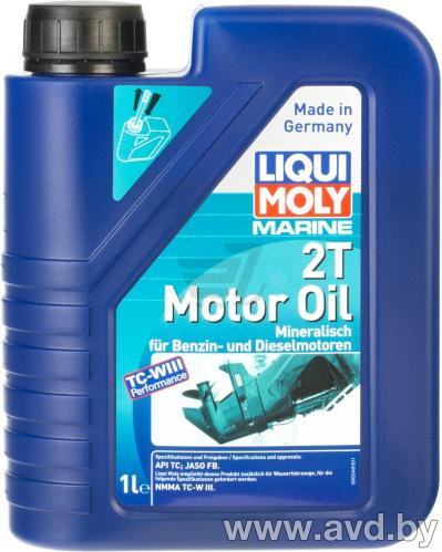 Купить Моторное масло Liqui Moly Marine 2T 1л в Минске.