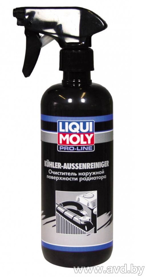 Купить Автокосметика и аксессуары Liqui Moly Очиститель наружной поверхности радиатора 500мл в Минске.