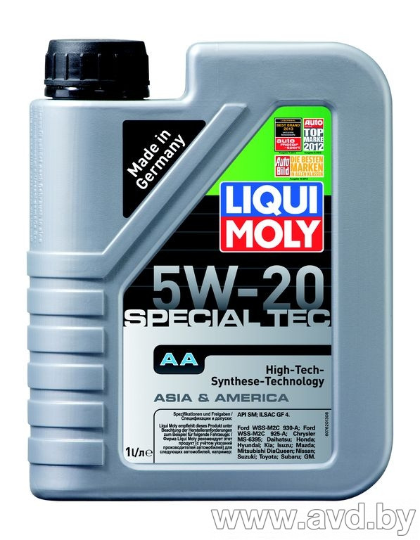 Купить Моторное масло Liqui Moly Special Tec AA 5W-20 1л в Минске.