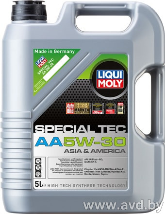 Купить Моторное масло Liqui Moly Special Tec AA 5W-30 5л в Минске.
