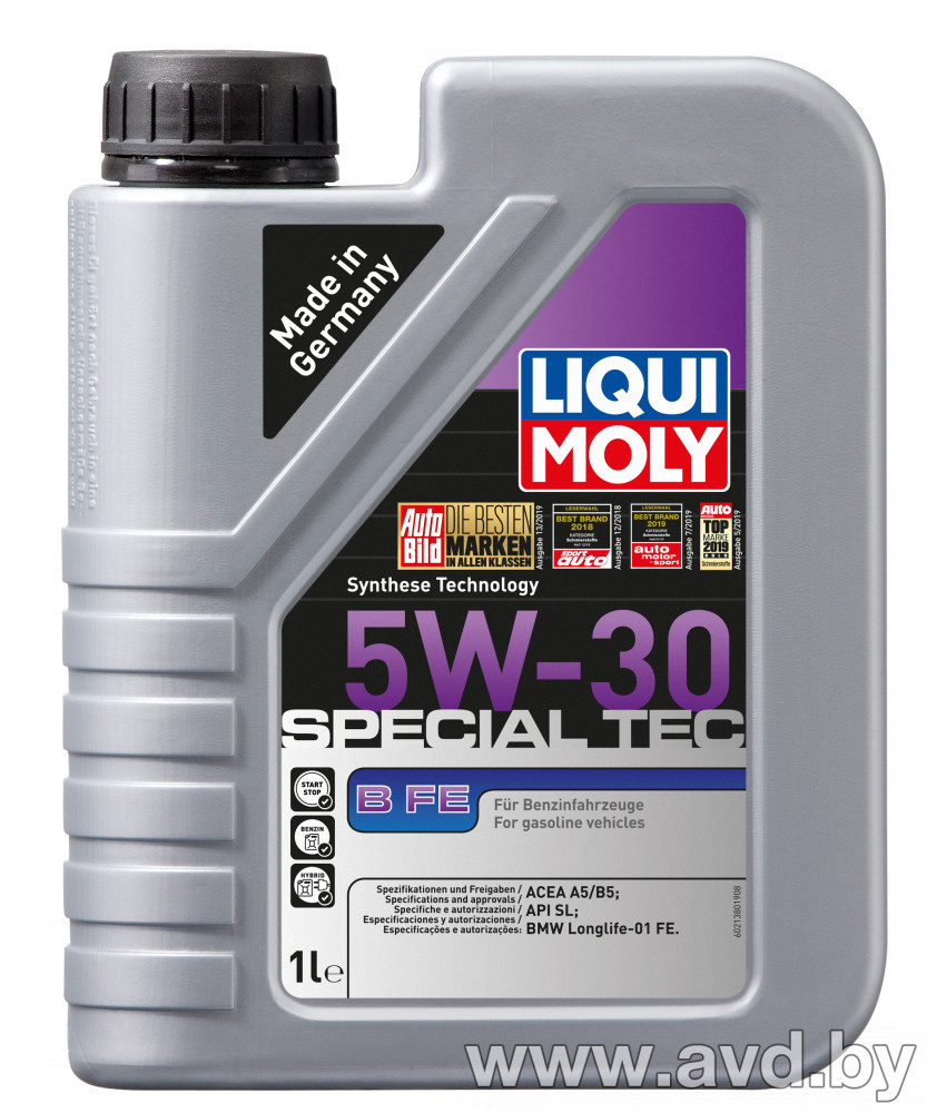 Купить Моторное масло Liqui Moly Special Tec B FE 5W-30 1л в Минске.