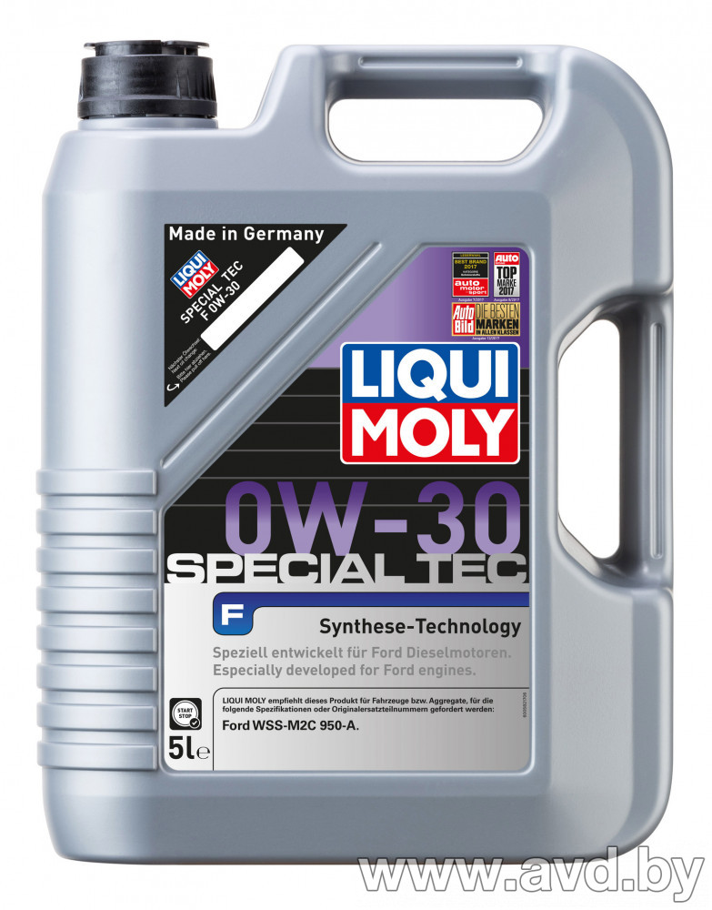 Купить Моторное масло Liqui Moly Special Tec F 0W-30 5л в Минске.