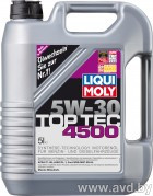 Купить Моторное масло Liqui Moly Top Tec 4500 5W-30 5л в Минске.