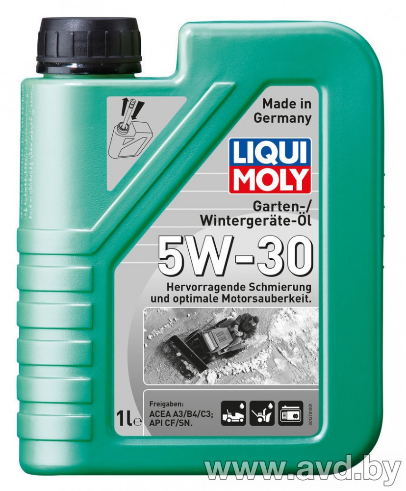 Купить Моторное масло Liqui Moly Garten Wintergerate Oil 5W-30 1л в Минске.
