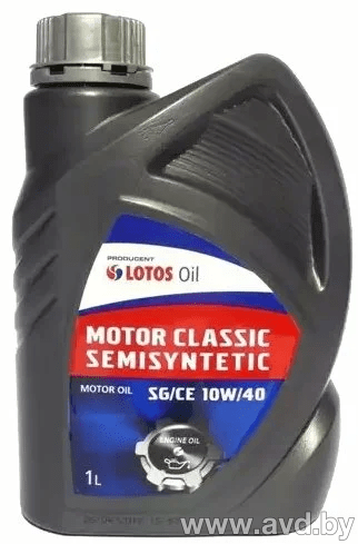Купить Моторное масло Lotos Motor Classic Semisynthetic 10W-40 1л в Минске.