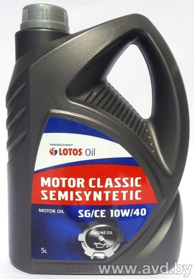 Купить Моторное масло Lotos Motor Classic Semisynthetic 10W-40 5л в Минске.