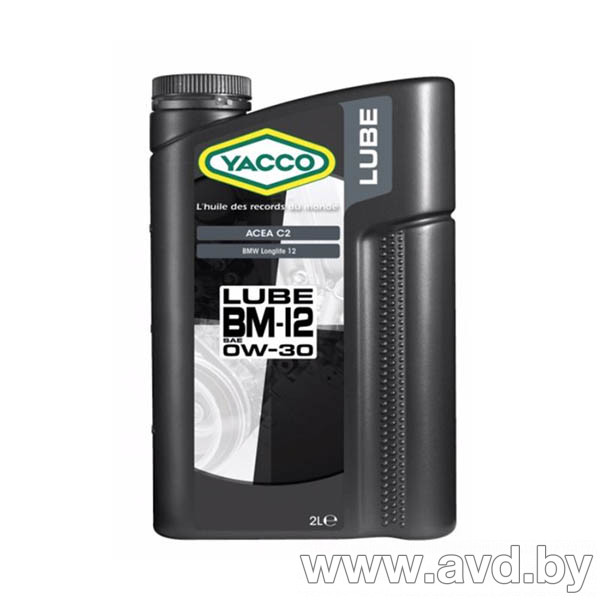 Купить Моторное масло Yacco Lube BM12 0W-30 2л в Минске.