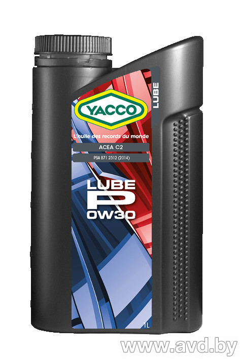 Купить Моторное масло Yacco Lube P 0W-30 1л в Минске.