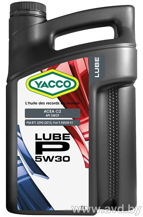 Купить Моторное масло Yacco Lube P 0W-30 5л в Минске.