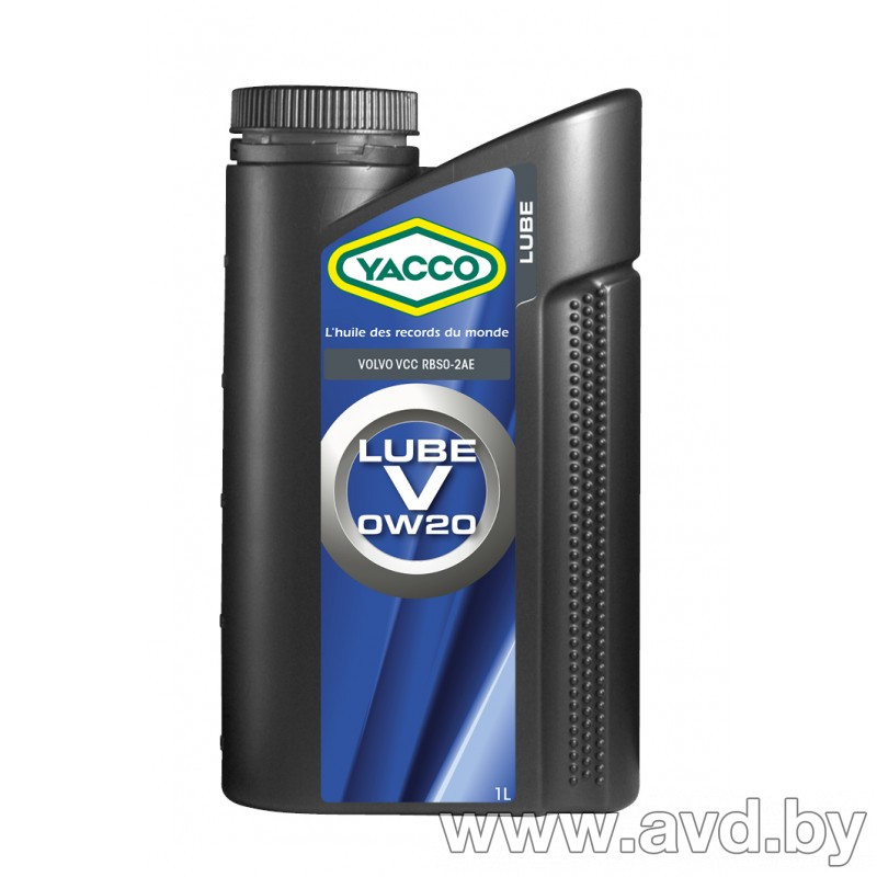 Купить Моторное масло Yacco Lube V 0W-20 1л в Минске.