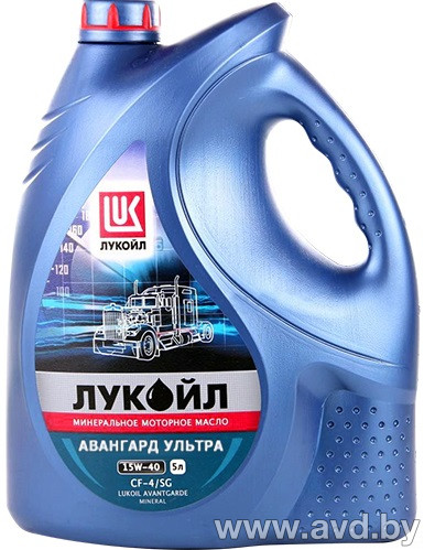 Купить Моторное масло Лукойл Авангард Ультра 15W-40 CI-4/SL 5л в Минске.