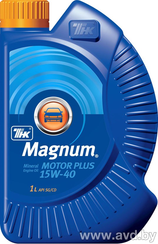 Купить Моторное масло ТНК Magnum Motor Plus 15W-40 1л  в Минске.