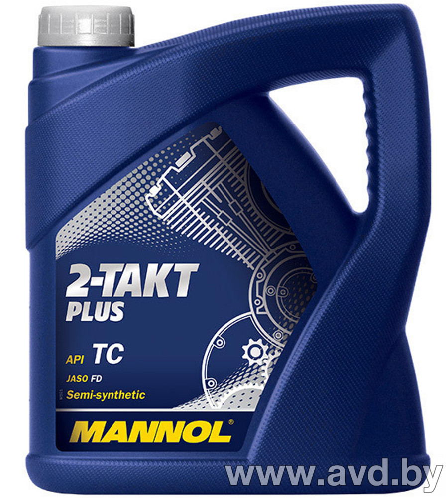 Купить Моторное масло Mannol 2-Takt Plus API TC 4л в Минске.