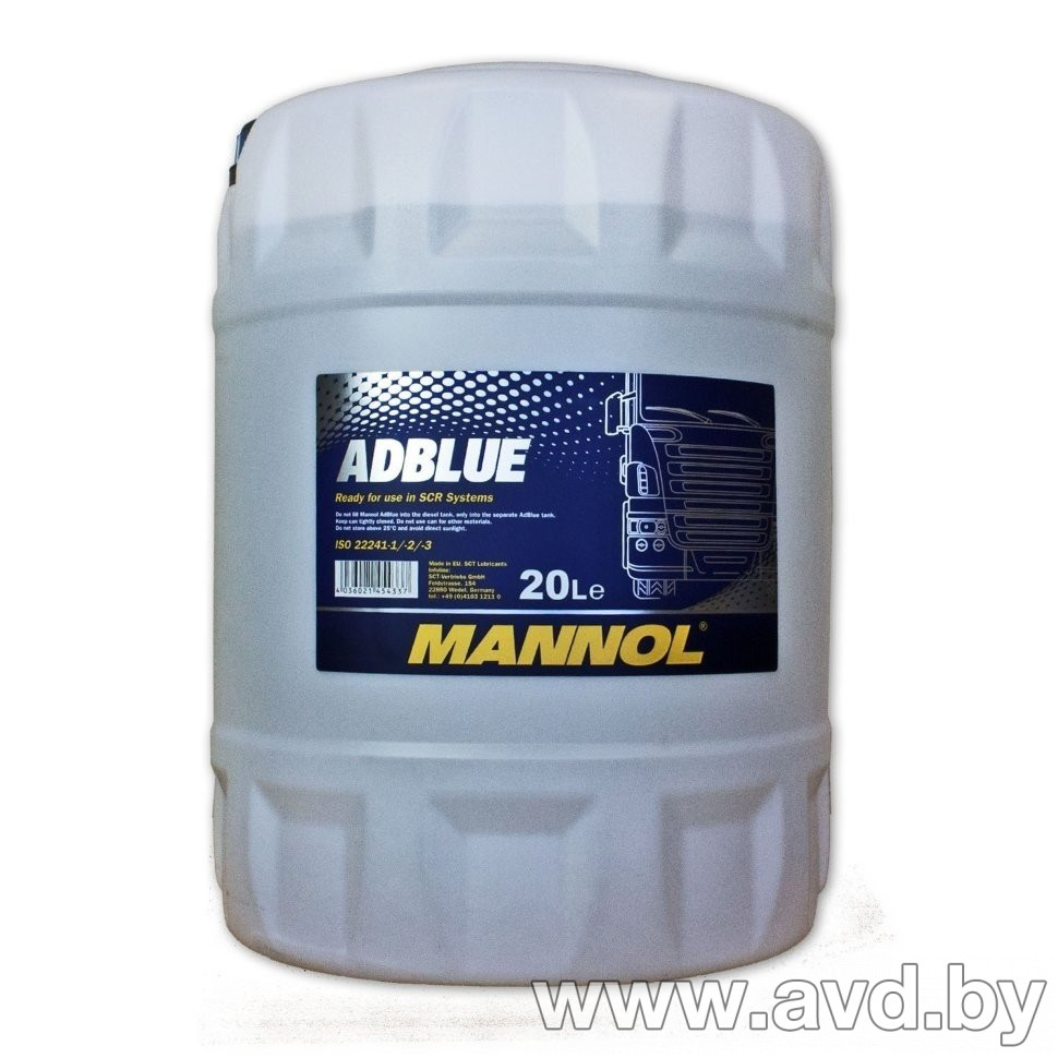 Купить Индустриальные масла Mannol AdBlue 20л  в Минске.