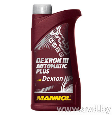Купить Трансмиссионное масло Mannol Automatik Plus ATF Dexron III 1л  в Минске.