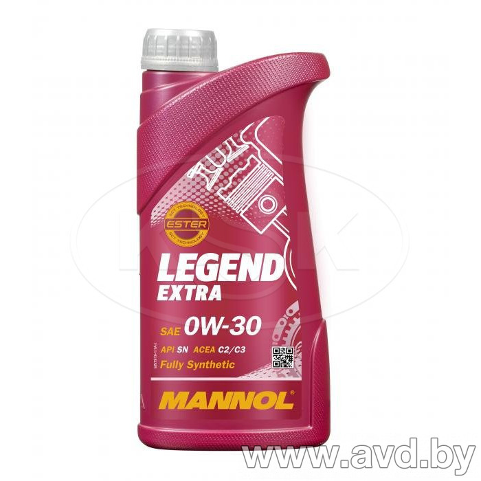 Купить Моторное масло Mannol Legend Extra 0W-30 1л в Минске.