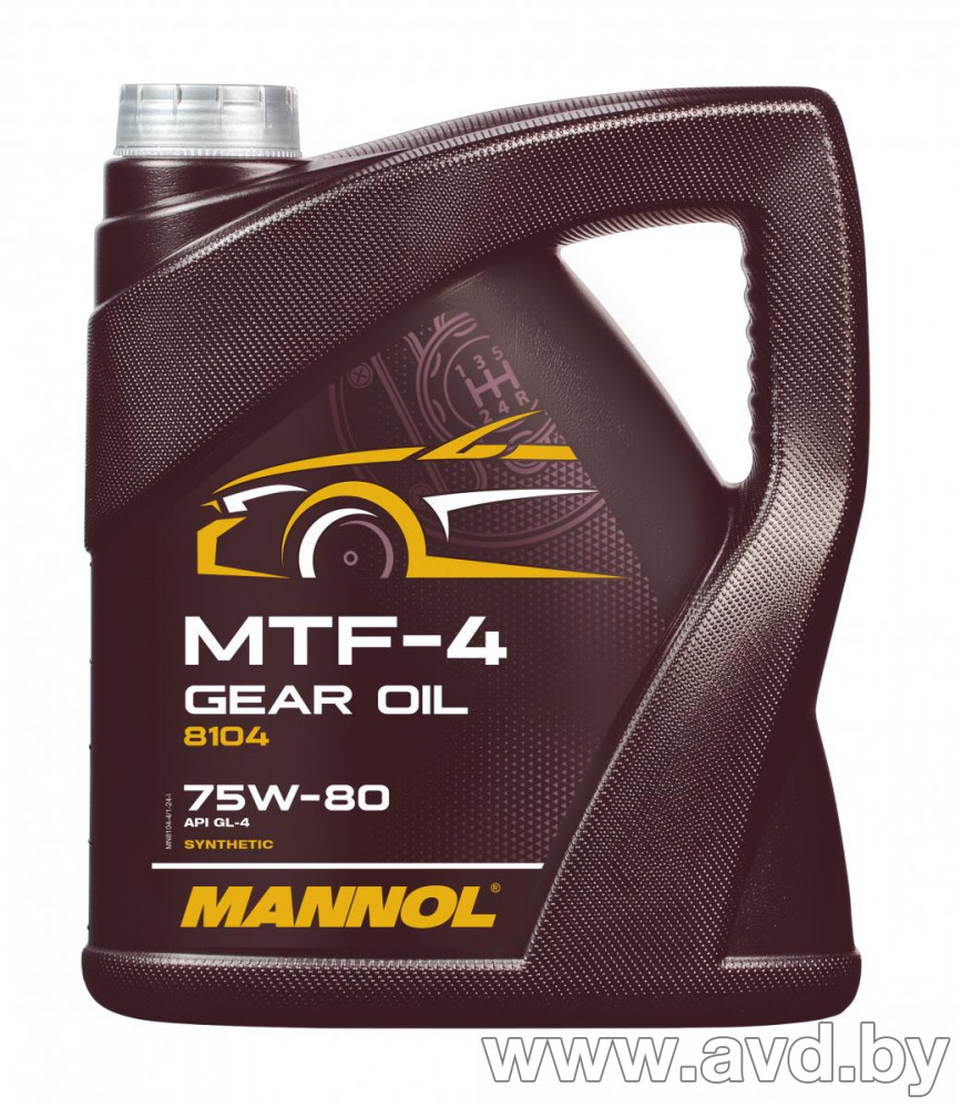 Купить Трансмиссионное масло Mannol MTF-4 Getriebeoel 75W-80 API GL-4 4л  в Минске.