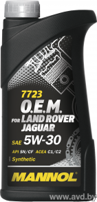 Купить Моторное масло Mannol OEM for Land Rover Jaguar 5W-30 1л в Минске.