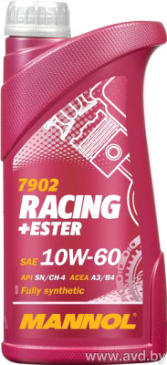 Купить Моторное масло Mannol Racing Plus Ester 10W-60 1л в Минске.