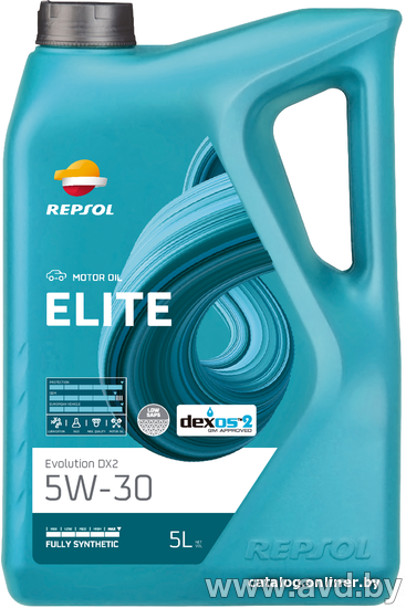 Купить Моторное масло Repsol Elite Evolution DX2 5W-30 5л в Минске.