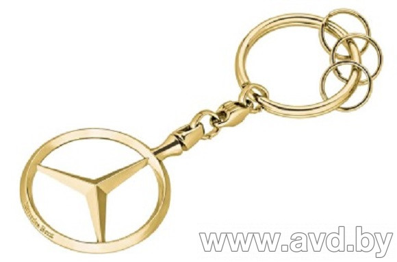 Купить Фирменные аксессуары Mercedes-Benz Брелок Ladies Classic Gold Key Ring 2016 B66041518  в Минске.