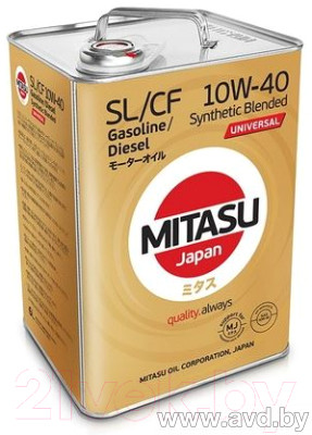 Купить Моторное масло Mitasu MJ-125 10W-40 5л в Минске.
