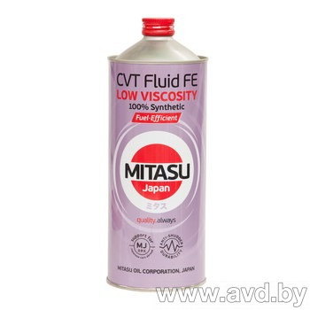 Купить Моторное масло Mitasu MJ-311 CVT FLUID FE 100% Synthetic 1л в Минске.