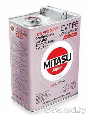 Купить Трансмиссионное масло Mitasu MJ-311 CVT FLUID FE 100% Synthetic 4л в Минске.