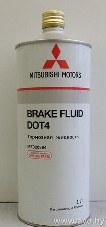 Купить Тормозная жидкость Mitsubishi DOT4 0.5л в Минске.