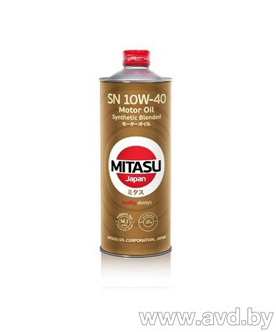 Купить Моторное масло Mitasu MJ-122A 10W-40 1л в Минске.
