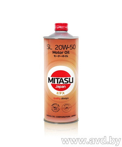 Купить Моторное масло Mitasu MJ-132 20W-50 1л в Минске.