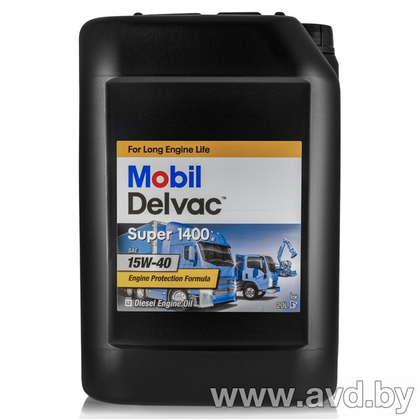 Купить Моторное масло Mobil Delvac Super 1400E 15W-40 20л в Минске.