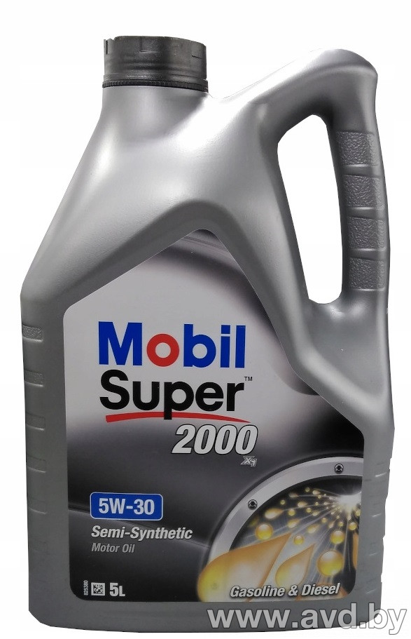 Купить Моторное масло Mobil Super 2000 X1 5W-30 4л в Минске.