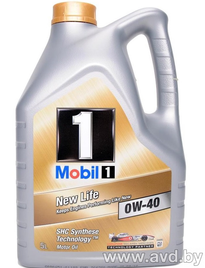 Купить Моторное масло Mobil 1 New Life 0W-40 5л  в Минске.