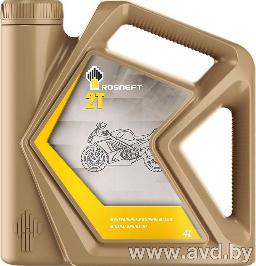 Купить Моторное масло Роснефть MOTO 2T 4л в Минске.