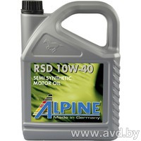 Купить Моторное масло Alpine RSD Diesel-Spezial 10W-40 5л  в Минске.