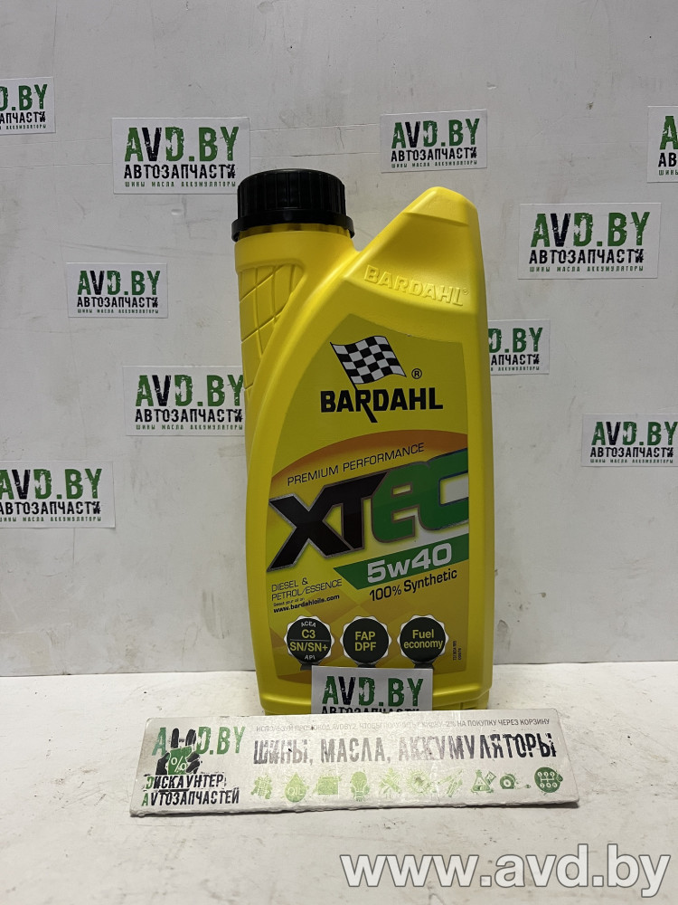 Купить Моторное масло Bardahl XTEC 5W-40 1л  в Минске.